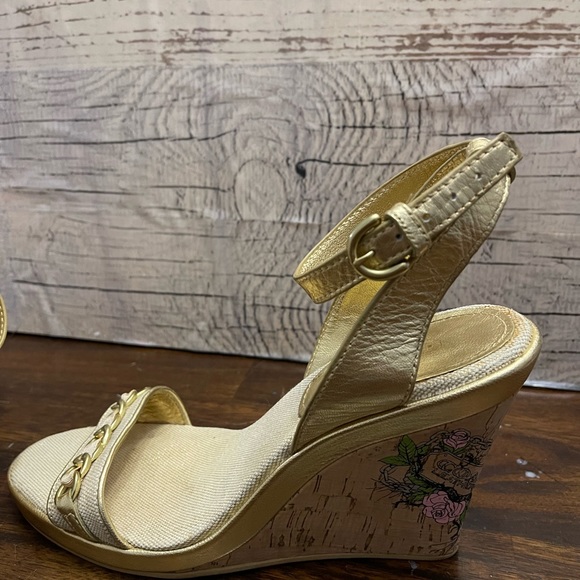 Women’s Coach Ellette Rose tattoo wedges - Picture 8 of 12